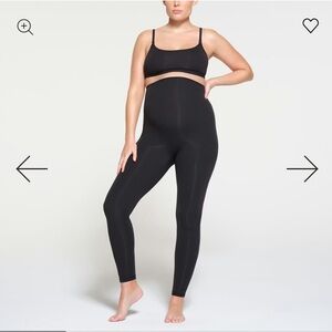 NWT Skims Fit Everybody High-Waist Black Maternity Leggings